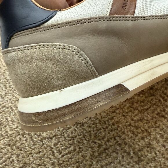 Ambitious Men's Slow Lace-Up Sneaker Leather Neutral EU Size 42 EUC - Picture 5 of 14